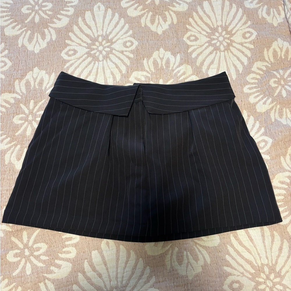Sincerely Jules Black and White Striped Skirt